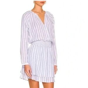 Rails Jasmine Villa Stripe Blue and white women’s Dress - Size XS MSRP $218